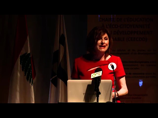 Diana Fadels Speech during the Inauguration of The Chair of Fondation Diane at USJ CEEDD